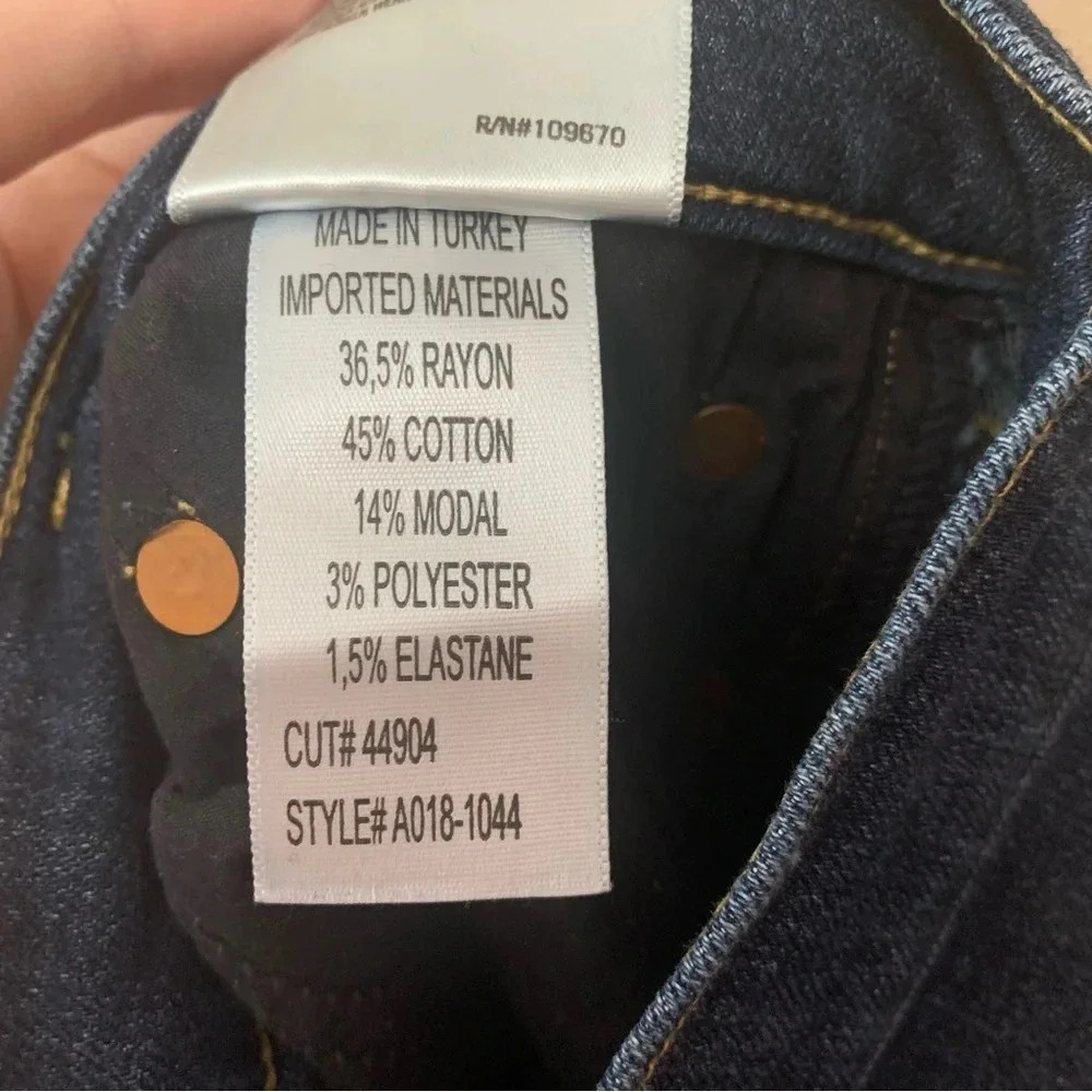 Agolde Sophie High Rise Skinny Crop in Reverb Size 26 - Picture 12 of 12